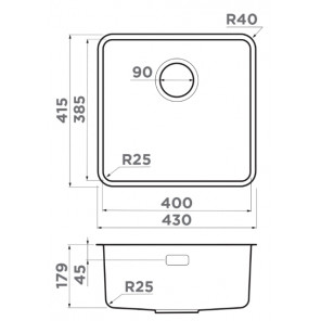 Комплект Omoikiri Omi 43-U/I-IN Ultra + Tonami-BN