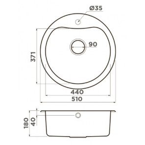 Комплект Omoikiri Saroma 51-IN + Tonami-BN