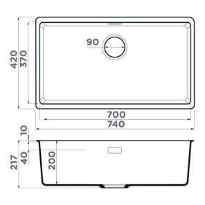 Omoikiri Kata 74-U-ES