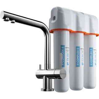 Комплект Omoikiri Nagano (хром) + Pure drop Lite