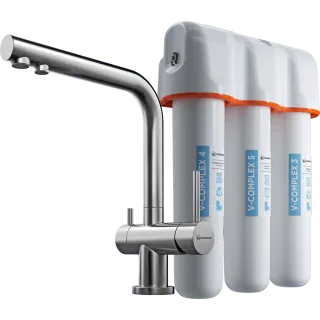 Комплект Omoikiri Nagano (нержавеющая сталь) + Pure drop Lite