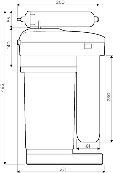 Фильтр для воды Omoikiri Pure Drop 2.1.4S — фото 6