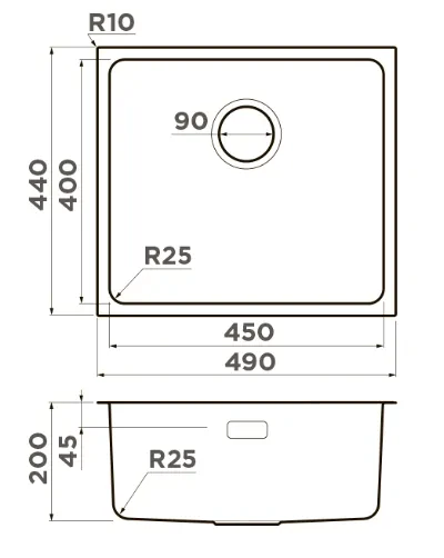Мойка Omoikiri Tadzava 49-U-IN — фото 2