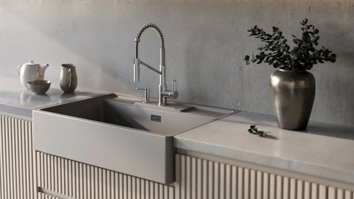 Смеситель Omoikiri Mikawa 2 Plus-SB-GM — фото 3