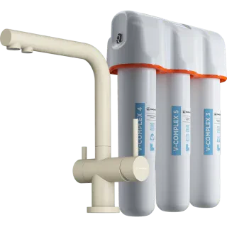 Комплект Omoikiri Nagano-P (ваниль) + Pure drop Lite