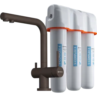 Комплект Omoikiri Nagano-P (espresso) + Pure drop Lite