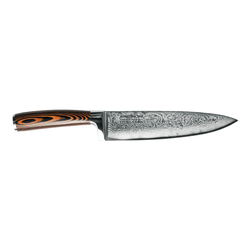 Нож Mikadzo Damascus Suminagashi Шеф