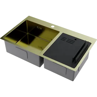 Мойка Omoikiri Akisame 86-2-LG Side