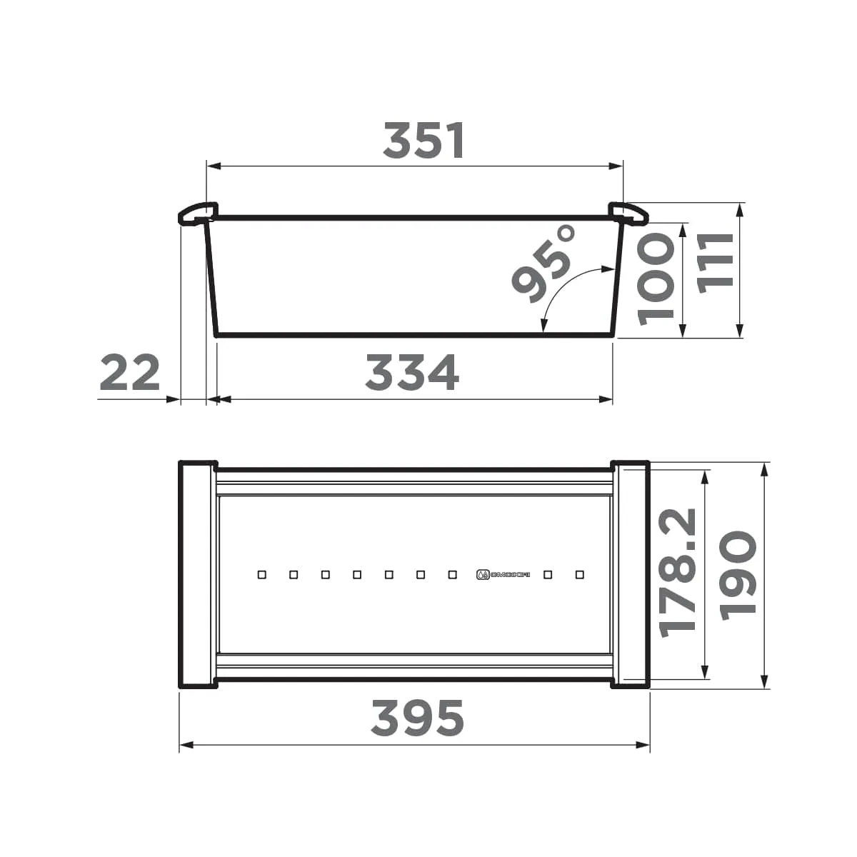 Коландер Omoikiri CO-05-IN — фото 2