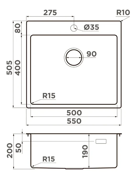 Мойка Omoikiri Amadare 55-IN — фото 2
