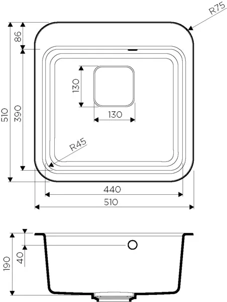 Мойка Omoikiri Tasogare 51-SA — фото 2