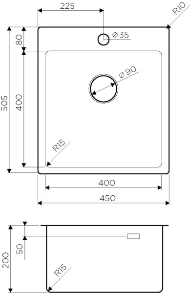 Мойка Omoikiri Amadare 45-IN — фото 2