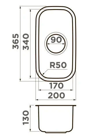 Мойка Omoikiri Omi 20-U-IN — фото 2
