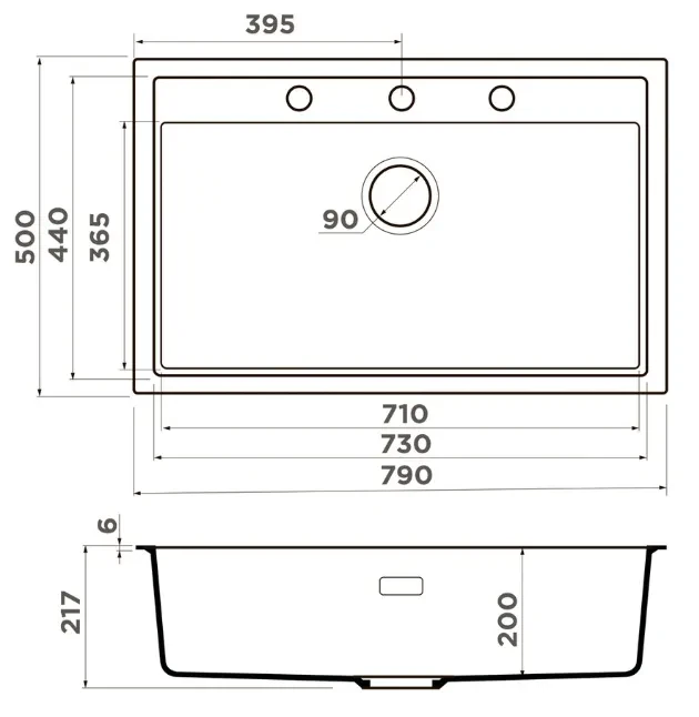 Мойка Omoikiri Sintesi 79-GB — фото 2
