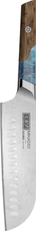 Нож Mikadzo Damascus Kuon Сантоку