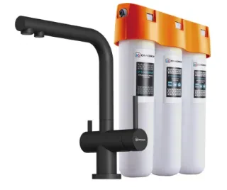 Комплект Omoikiri Nagano-P (черный) + Pure drop Lite