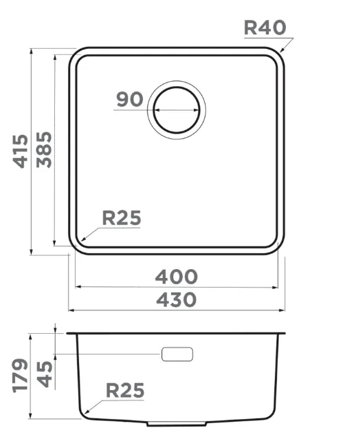 Мойка Omoikiri Omi 43-U/I-Ultra-LG — фото 2