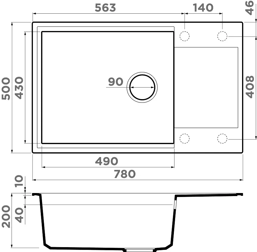 Мойка Omoikiri Sakaime 78-LB-ES — фото 2