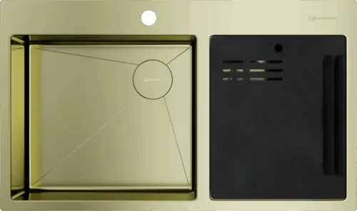 Мойка Omoikiri Akisame 86-2-LG Side