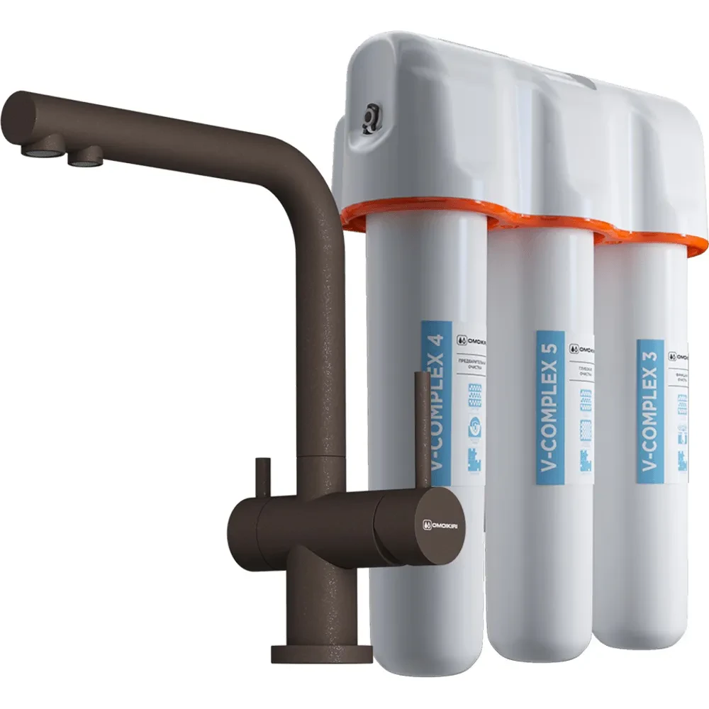 Комплект Omoikiri Nagano-P (espresso) + Pure drop Lite