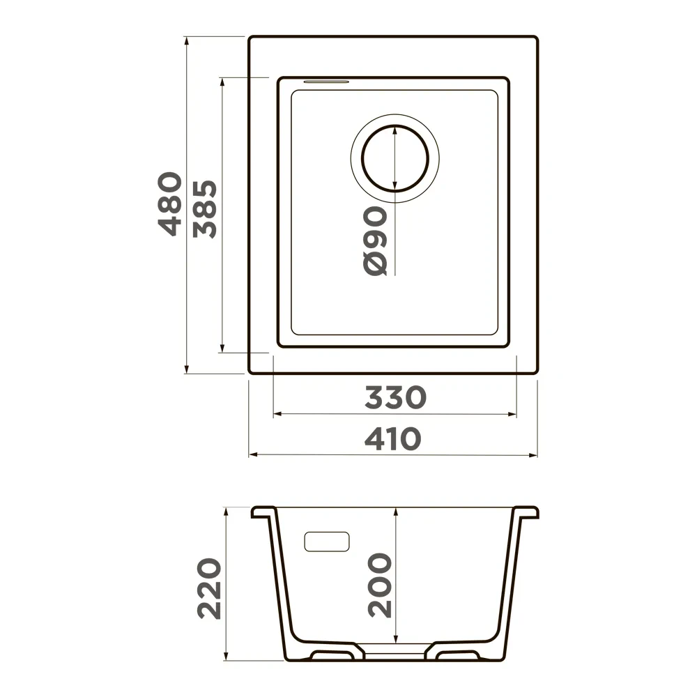 Мойка Omoikiri Omishima 60-U-SG — фото 2