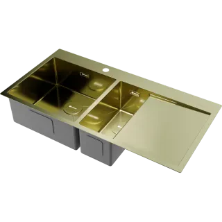 Мойка Omoikiri Akisame 100-2-LG-L