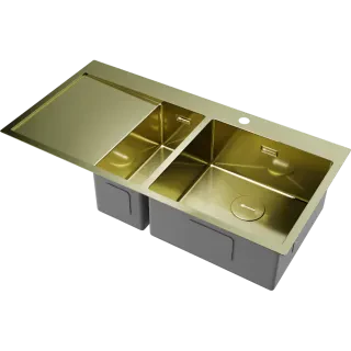 Мойка Omoikiri Akisame 100-2-LG-R